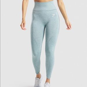 Gymshark Vital Rise Leggings - Light Green Marl